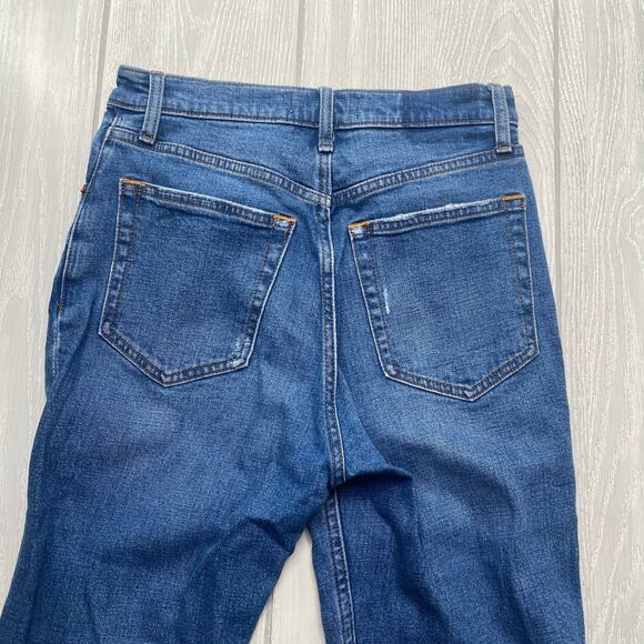 Abercrombie & Fitch Womens Blue The Ankle Straight Ultra High Rise Jeans Size 28 - Picture 10 of 12